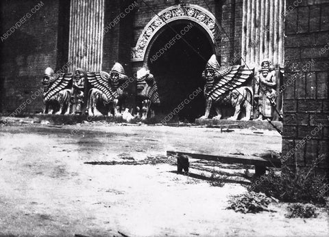 great set shot for silent film Intolerance 6035-07