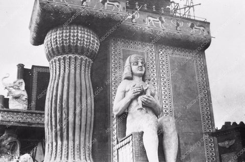 great set shot for silent film Intolerance 6035-09