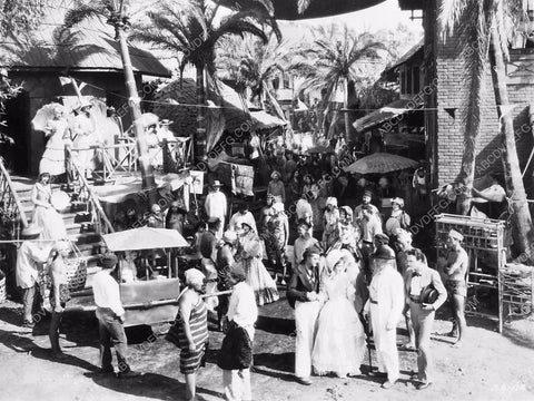 John Barrymore cast and crew on set silent film The Sea Beast 6035-12