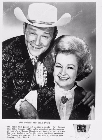 Roy Rogers and Dale Evans will appear amusement park Knott's Berry Farm 6038-17