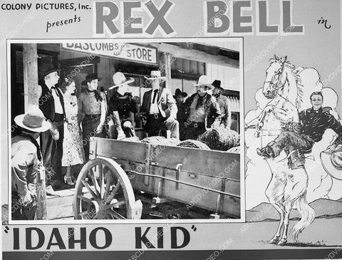 Rex Bell Marion Shilling western film Idaho Kid 6114-17