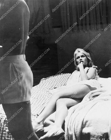 sexy Brigitte Bardot laying in bed film Come Dance with Me 6240-34