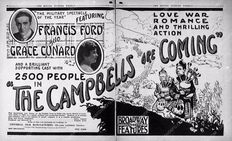 Francis Ford Grace Conrad silent film The Campbells Are Coming 6272-27