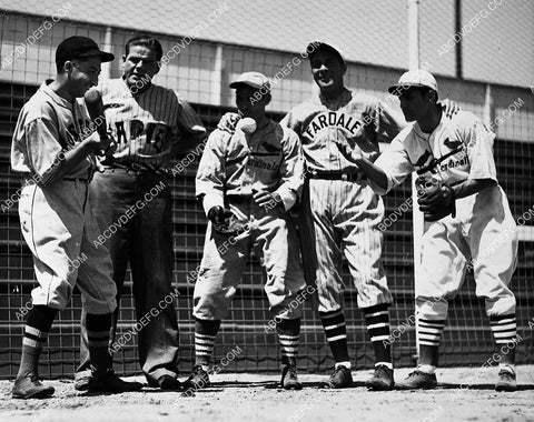 candid Benny Rubin Ricardo Cortez and real baseball players maybe 6428-34