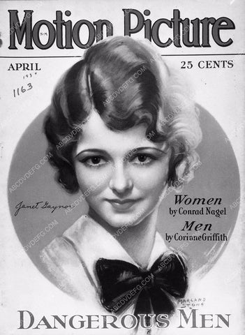 Janet Gaynor Motion Picture magazine cover 6507-09
