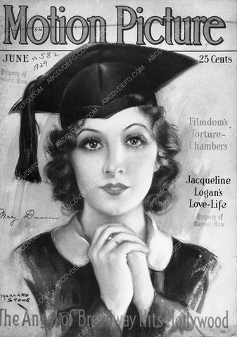 Mary Duncan Motion Picture magazine cover 6507-16