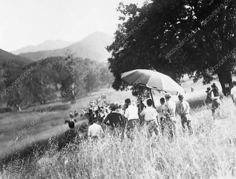 outdoor location filming MGM silent film Bardelys the Magnificent 6522-01
