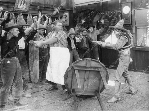 classic saloon holdup scenario unknown silent western (DeGrasse) 6522-18