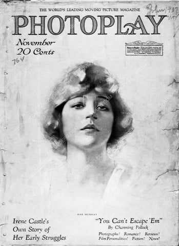 Mae Murray Photoplay magazine cover 6549-09