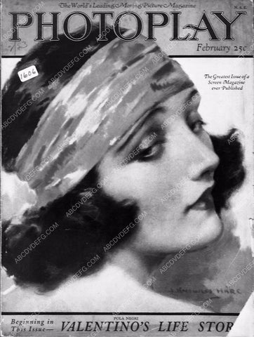 Pola Negri Photoplay magazine cover 6549-17