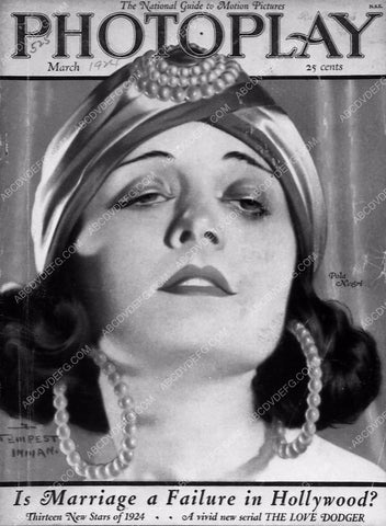 Pola Negri Photoplay magazine cover 6549-26