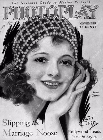 Janet Gaynor Photoplay magazine cover 6549-33