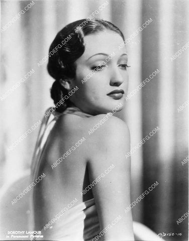 beautiful Dorothy Lamour portrait 6563-36
