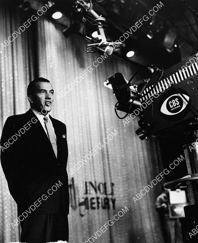 Ed Sullivan and the CBS television camera TV The Ed Sullivan Show 6766-19