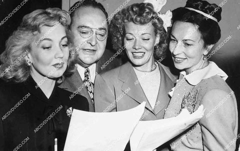Ann Sothern, Edward Arnold, Penny Singleton, Agnes Moorehead some radio broadcast 6851-020