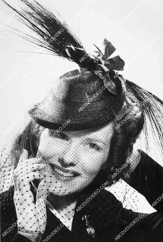 Ruth Warrick portrait in fancy hat 6851-035