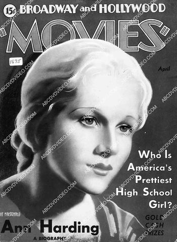 Ann Harding Broadway & Hollywood Movies magazine cover 6861-008