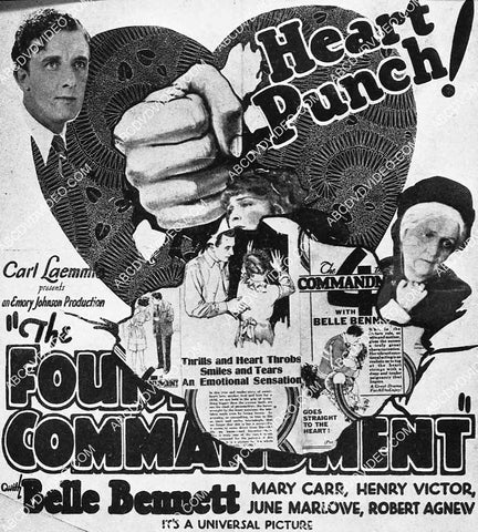 ad slick Belle Bennett film The Fourth Commandment 6877-019