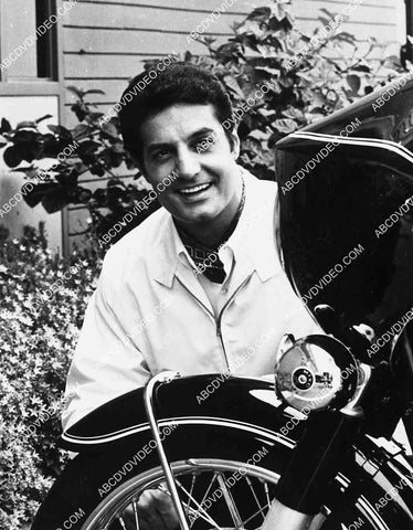 Peter Lupus w his motorcycle 6877-024