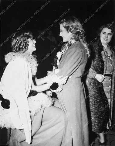 Eleanor Powell Ilona Massey behind the scenes candid Rosalie 6977-30