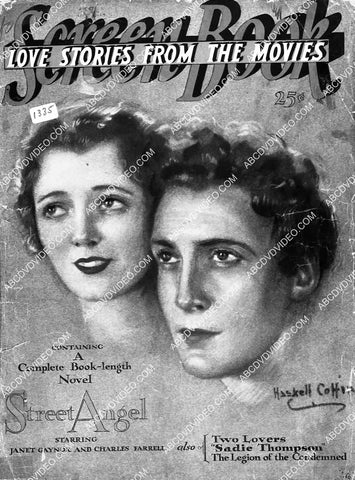 Janet Gaynor, Charles Farrell Screen Book magazine cover 7022-002
