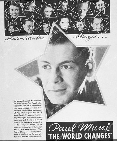 Paul Muni film The World Changes 7159-06