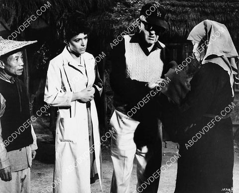 Anne Bancroft John Ford on set film Seven Women 7388-34