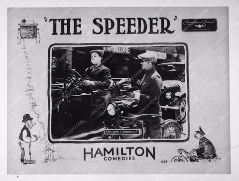 Lloyd Hamilton silent comedy short The Speeder 7634-26