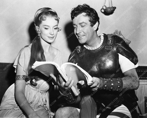 Robert Taylor Deborah Kerr behind the scenes MGM Quo Vadis 7704-23