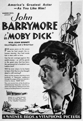 John Barrymore Moby Dick add slick 7716-06
