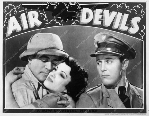 Dick Purcell Beryl Wallace film Air Devils 7763-27