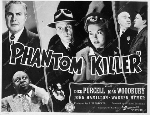 Dick Purcell Mantan Moreland Joan Woodbury film Phantom Killer 7763-30