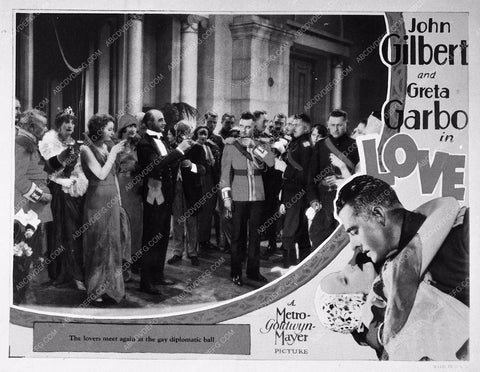 John Gilbert Greta Garbo film Love 7764-24
