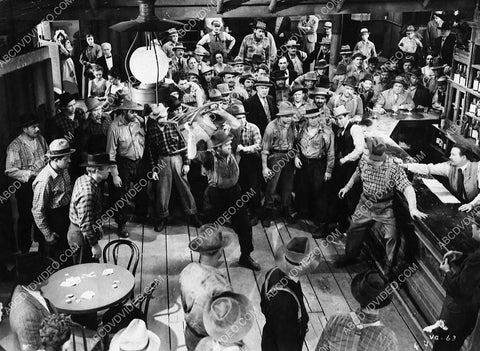 Frank McHugh Alan Hale barroom fight sequence film Valley of the Giants 7837-01
