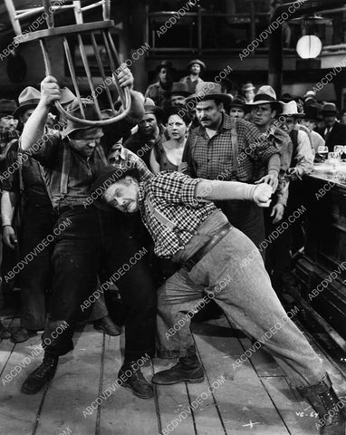Frank McHugh Alan Hale barroom fight sequence film Valley of the Giants 7837-18