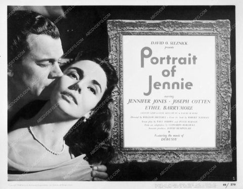 ad slick Joseph Cotton Jennifer Jones Portrait of Jennie 7883-25