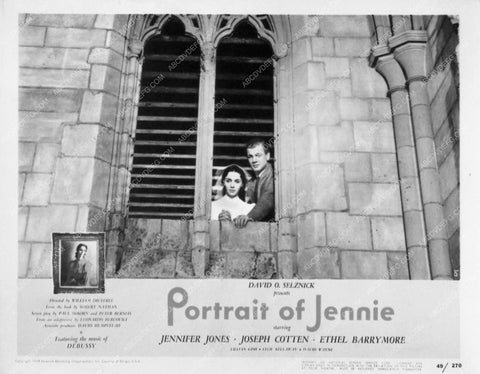 ad slick Joseph Cotton Jennifer Jones Portrait of Jennie 7883-26