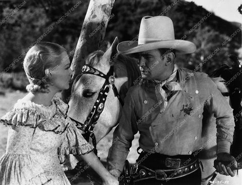 Buck Jones Shirley Grey western film One Man Law 7972-10