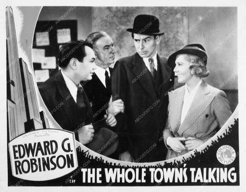 Edward G. Robinson Jean Arthur film The Whole Town's Talking 7972-29