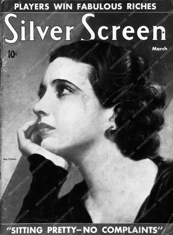 Silver Screen Magazine March 1937 Kay Francis 8129-21