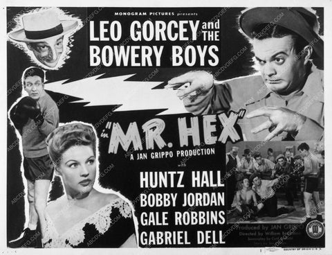 ad slick Huntz Hall Leo Gorcey and the Bowery Boys Mr Hex 8129-26