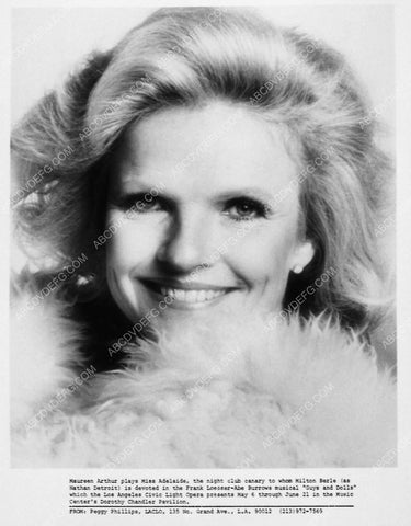 Maureen Arthur portrait live stage play Guys and Dolls 8148-19