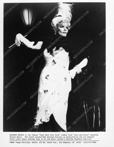 Maureen Arthur live stage play Guys and Dolls 8148-20