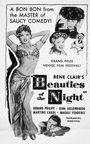 ad slick Gina Lollabridgida Beauties of the Night 8173-08