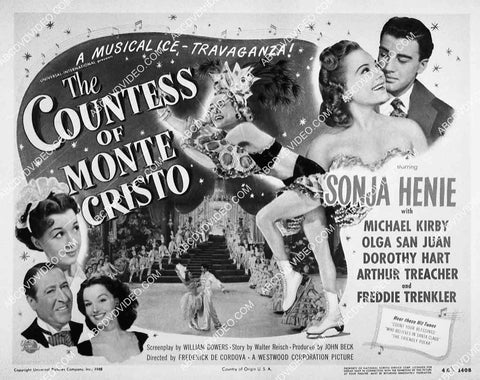 Sonja Henie film The Countess of Monte Cristo 8213-9