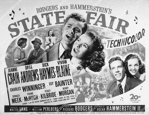 Jeanne Crain Dana Andrews film State Fair 8220-34