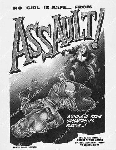 ad slick exploitation film Assault 8240-19