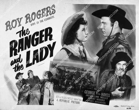 Jacqueline Wells Roy Rogers film The Ranger and the Lady 8274-34