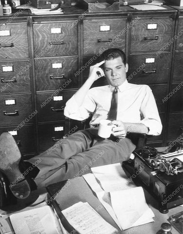 Donald May w his feet on the desk TV The Roaring 20's 8314-29