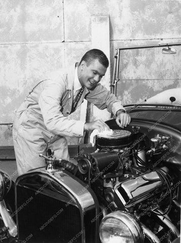 Dwayne Hickman with car Dobie Gillis TV Show 8487-33